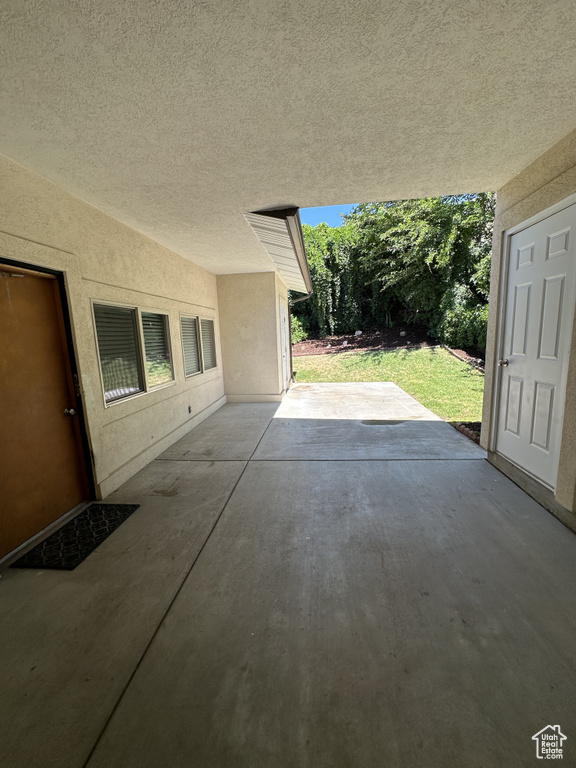 View of patio