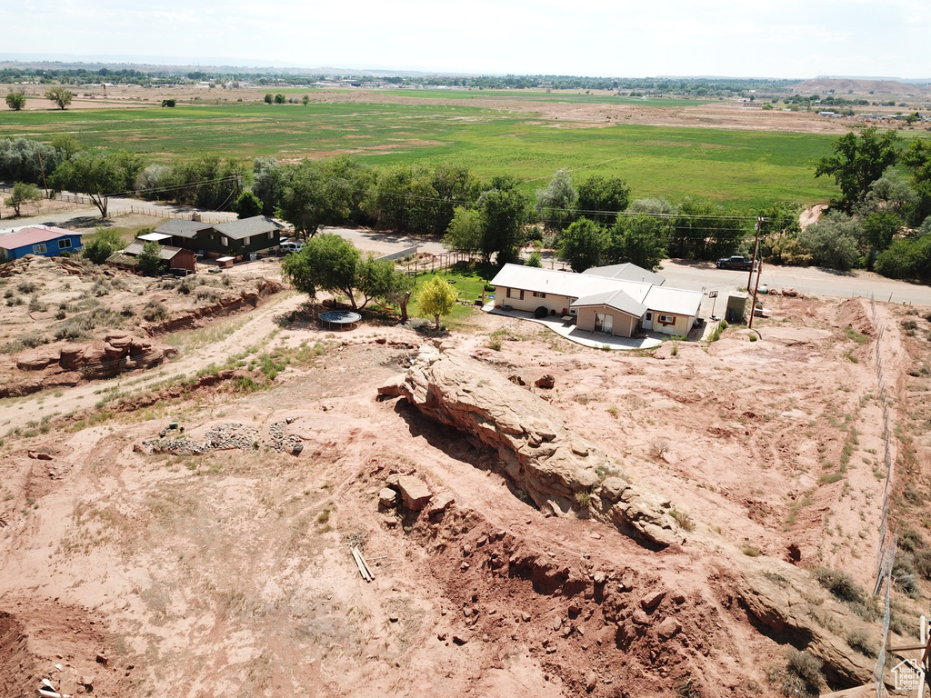 Drone / aerial view with a rural view