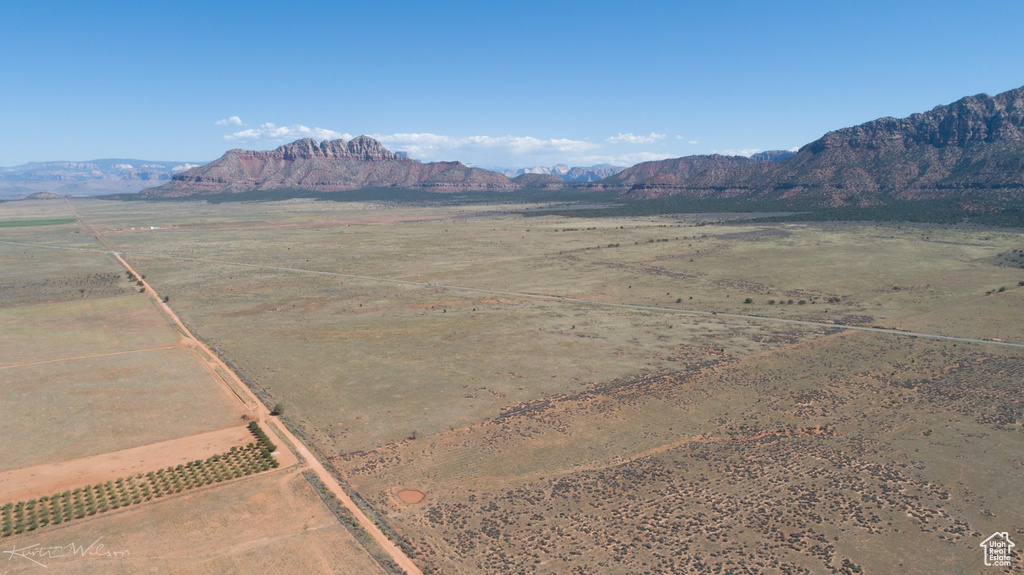 Mountain view with a rural view