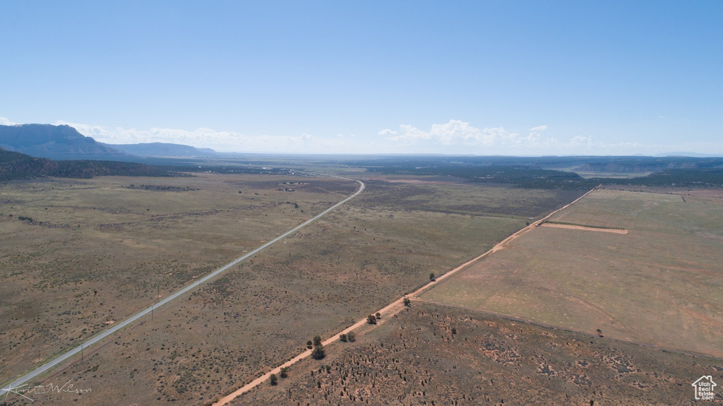 Bird's eye view featuring a rural view