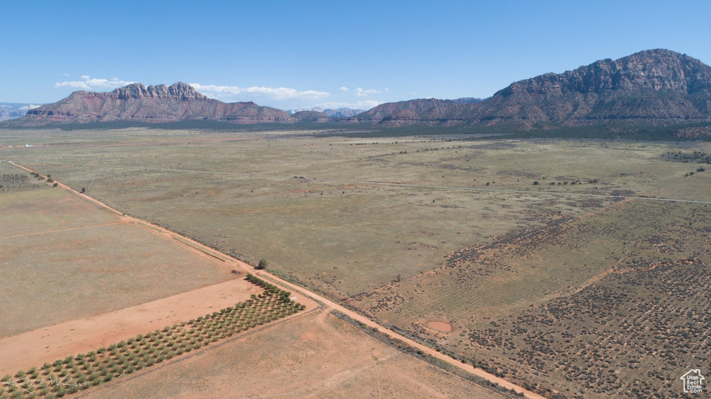 Mountain view with a rural view