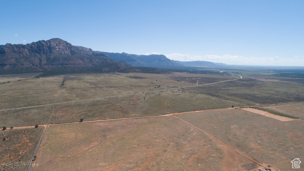 View of mountain feature with a rural view