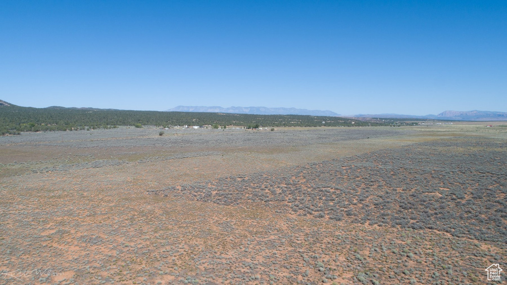 View of local wilderness featuring a mountain view and a rural view