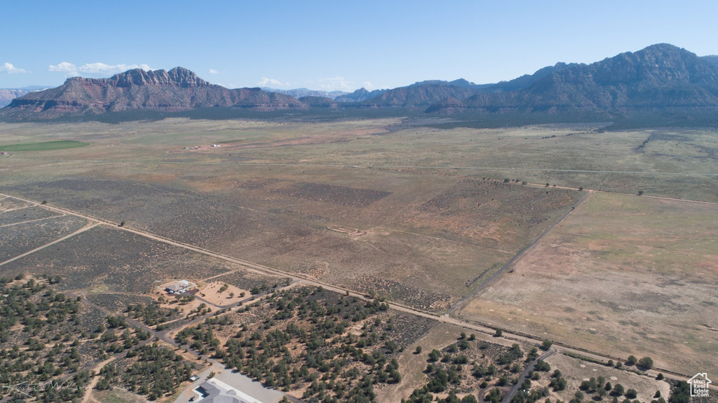 Mountain view with a rural view