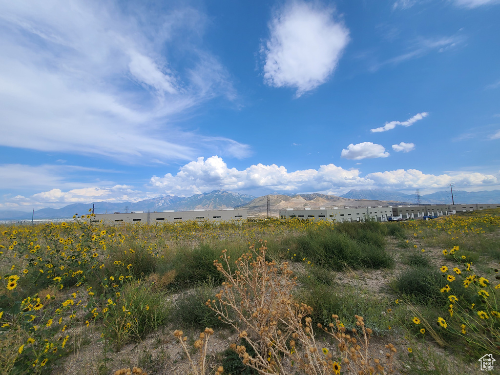 View of landscape with a mountain view and a rural view