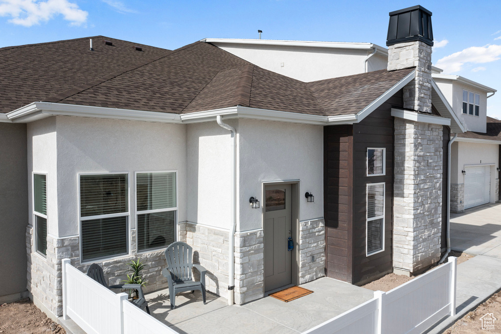 Back of house featuring a patio area