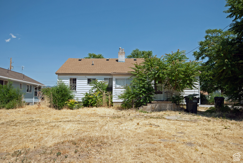 View of back of house