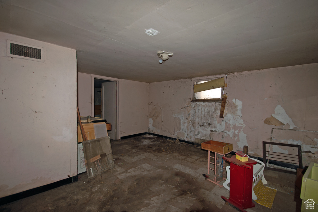 View of basement