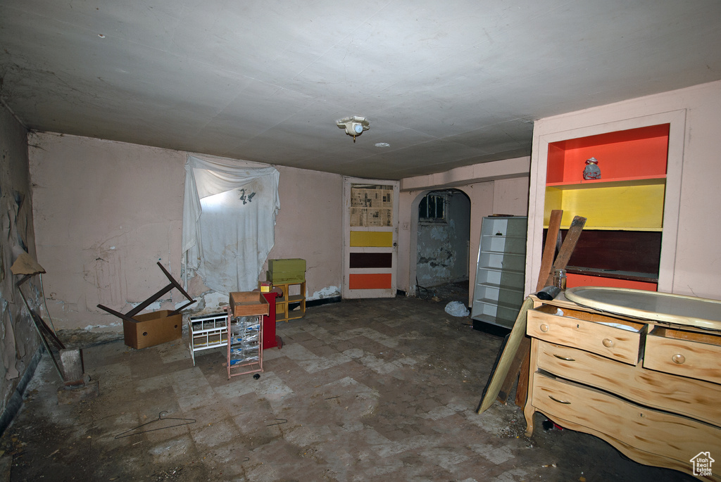 View of basement
