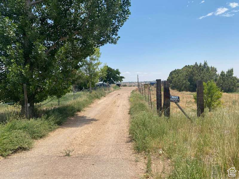 View of street with a rural view