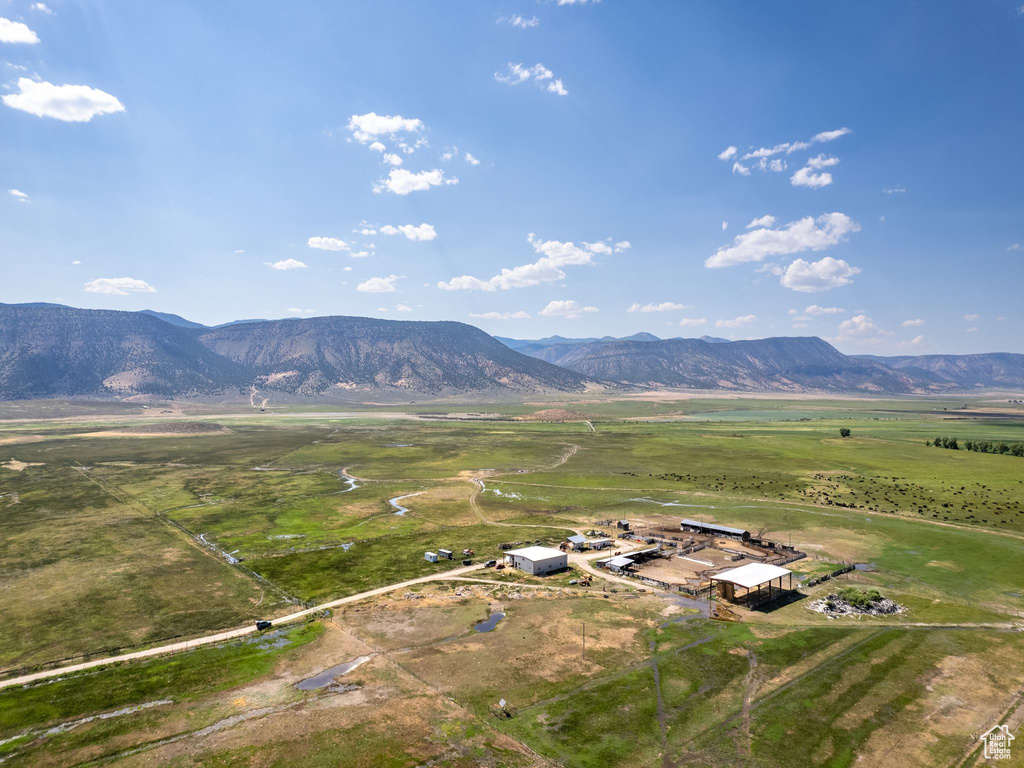 Mountain view with a rural view