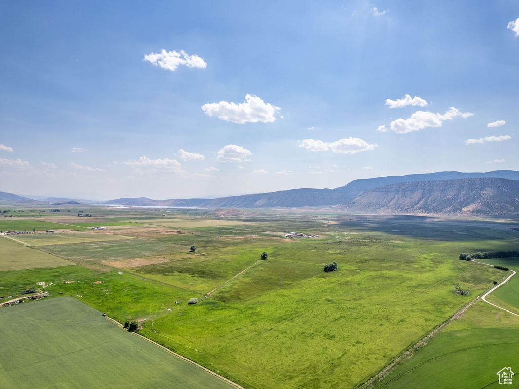 View of mountain feature with a rural view