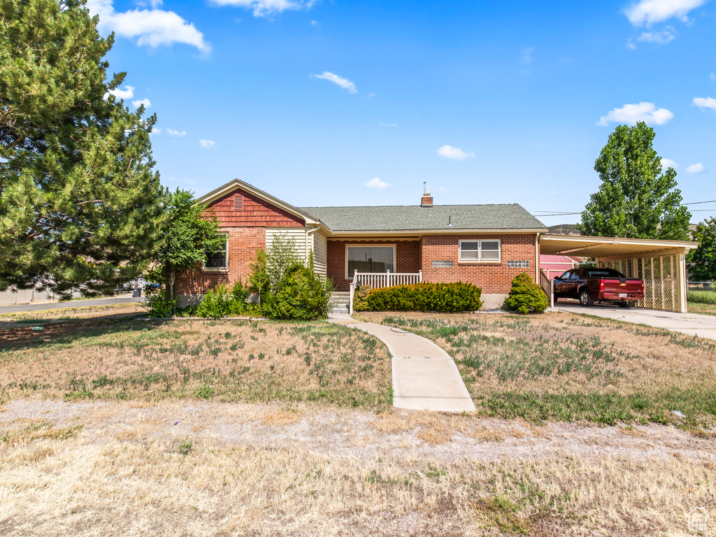 View of ranch-style house