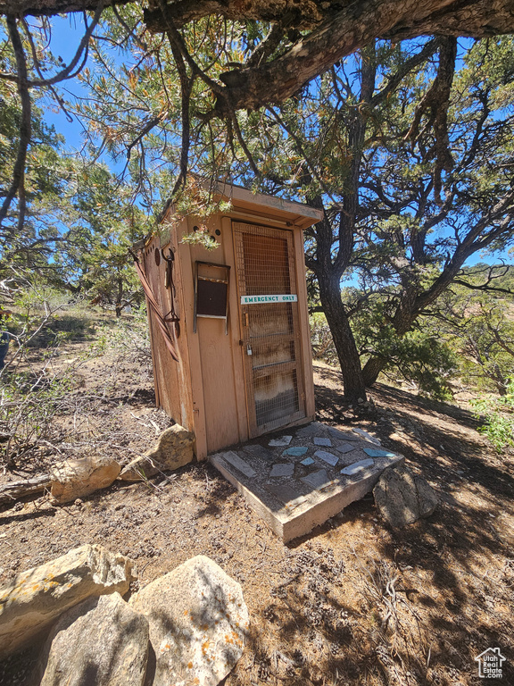 View of outbuilding