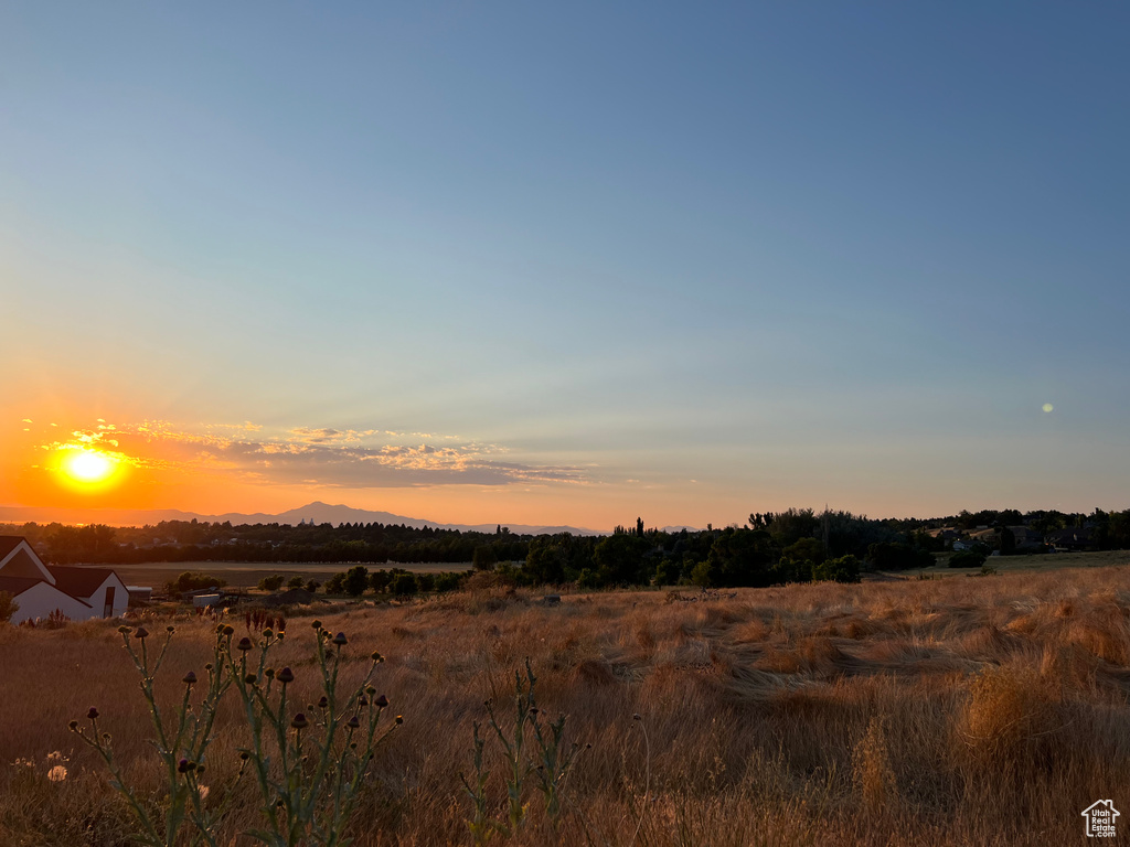 View of nature at dusk