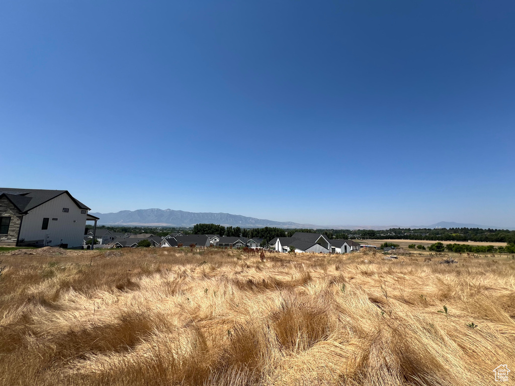 View of mountain feature featuring a rural view