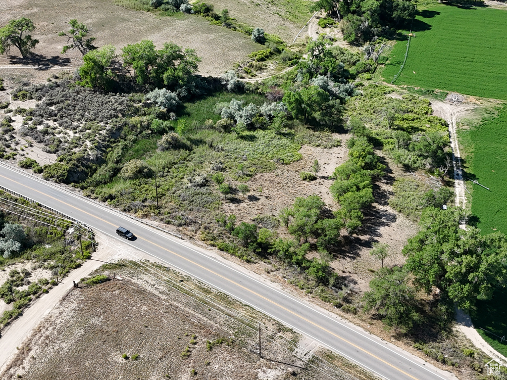 Bird's eye view featuring a rural view