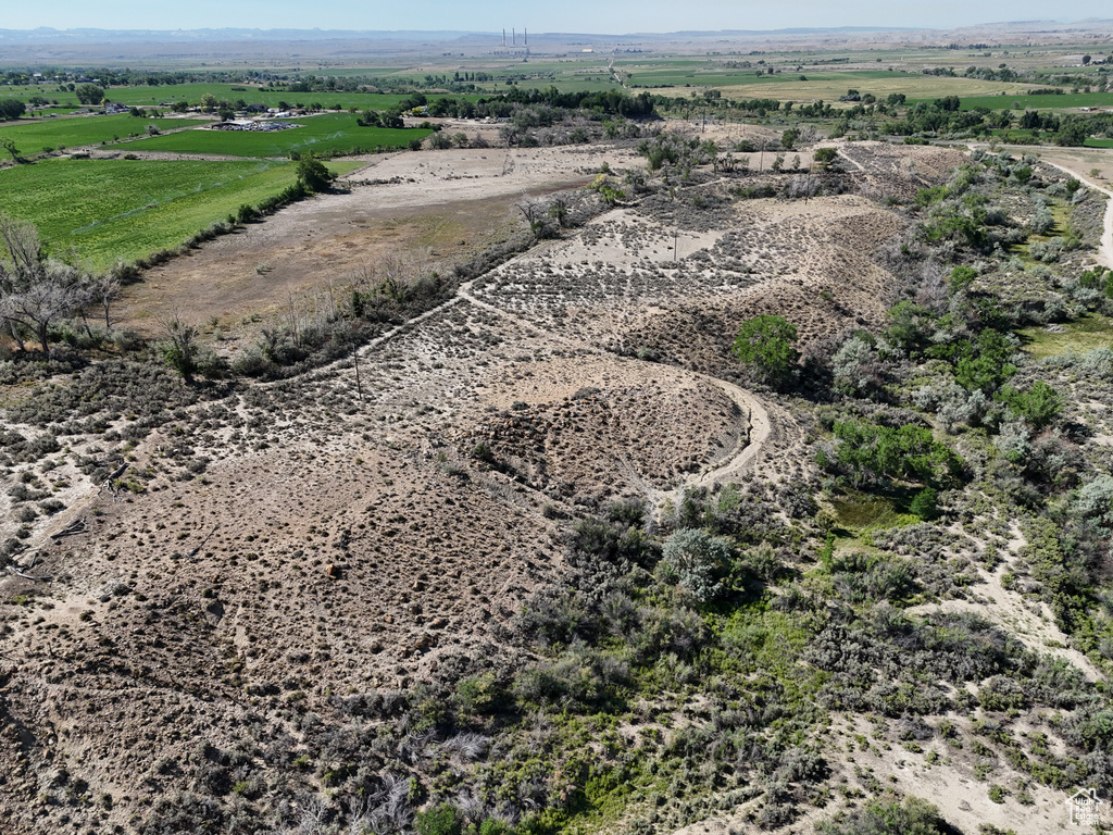 Bird's eye view featuring a rural view