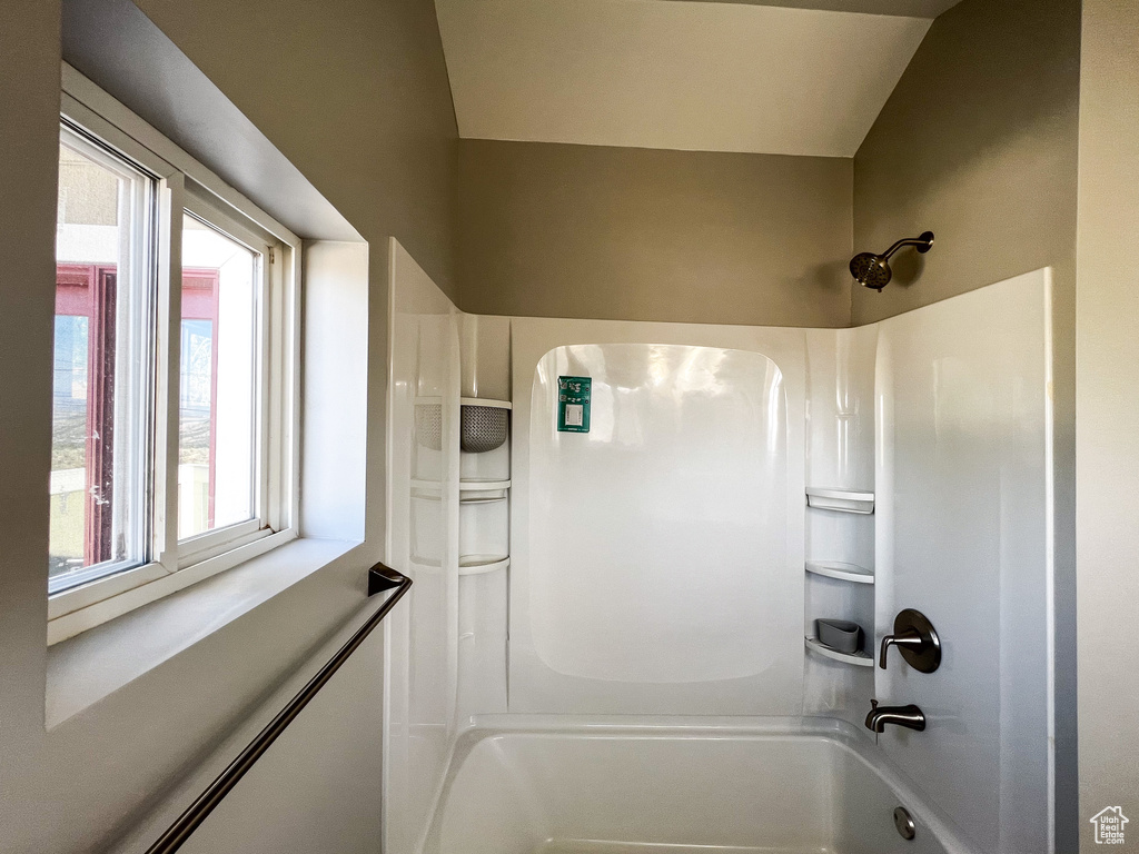 Bathroom featuring shower / bathing tub combination