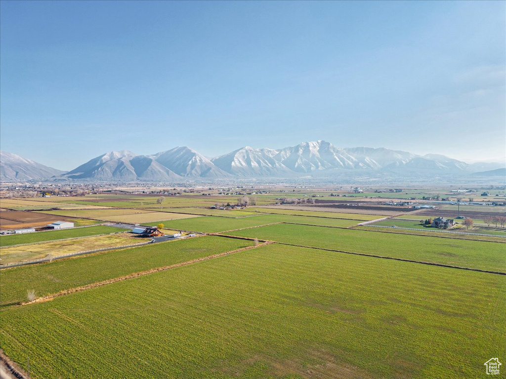 Property view of mountains featuring a rural view