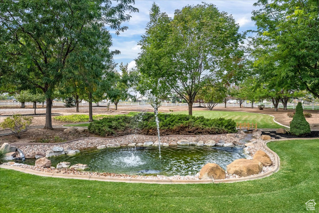 Surrounding community featuring a lawn