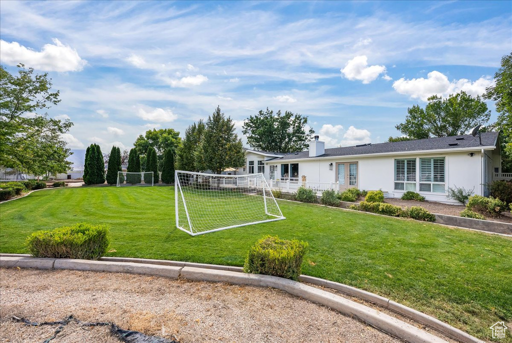 View of ranch-style home