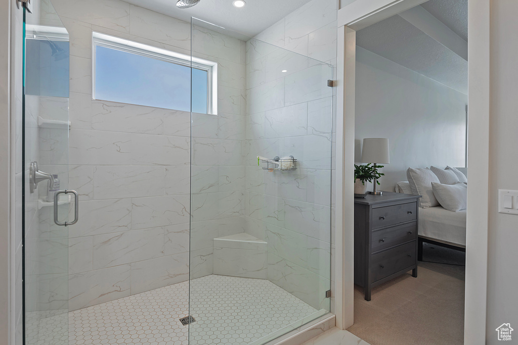 Bathroom with walk in shower