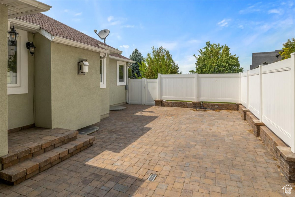 View of patio