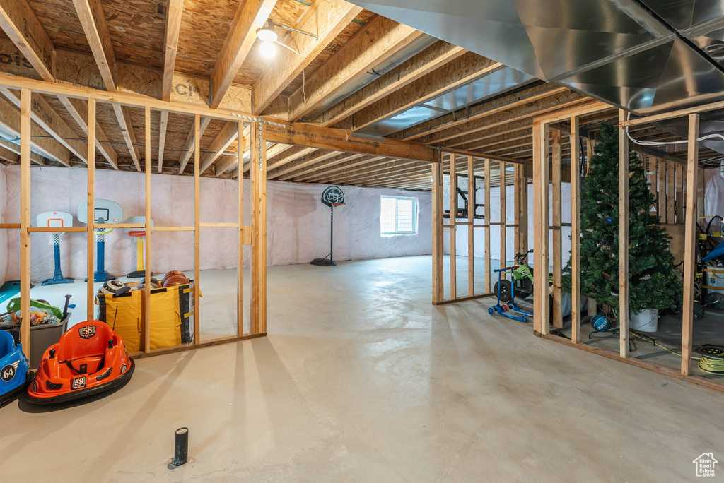 View of basement