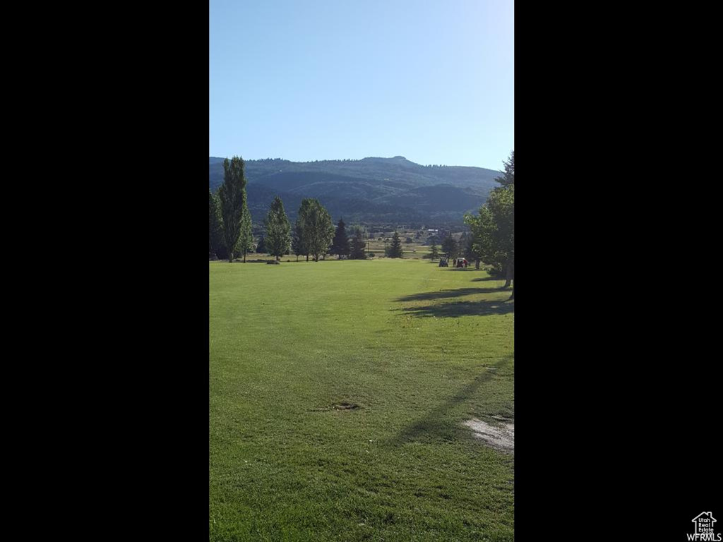 Property view of mountains featuring a rural view