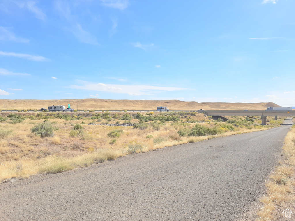 View of street with a rural view