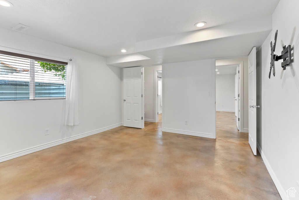 View of unfurnished bedroom