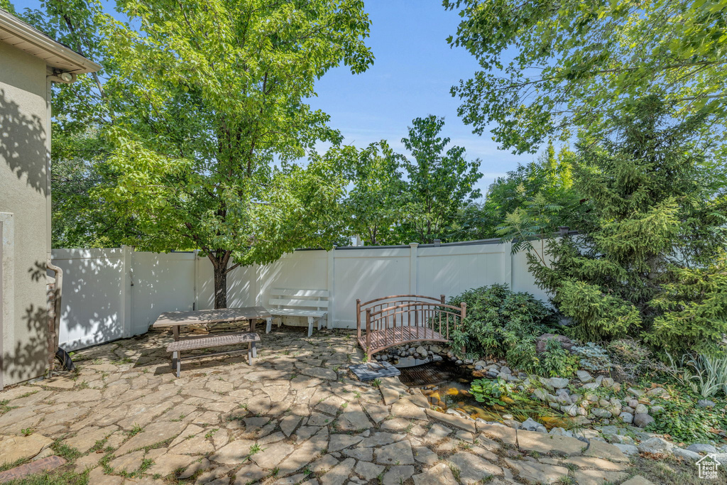 View of patio