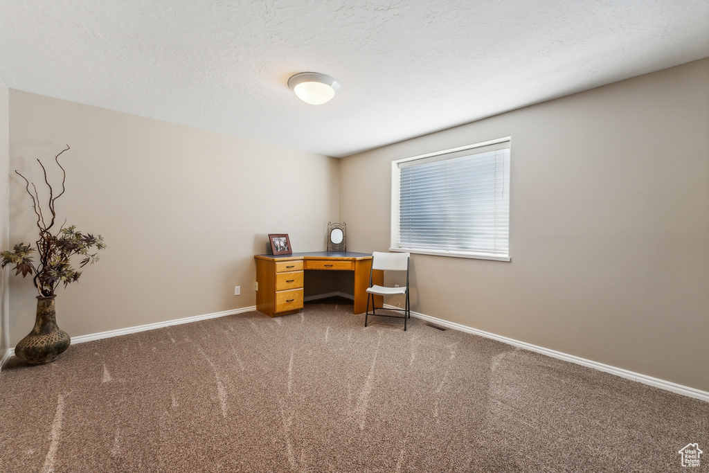 View of carpeted office space