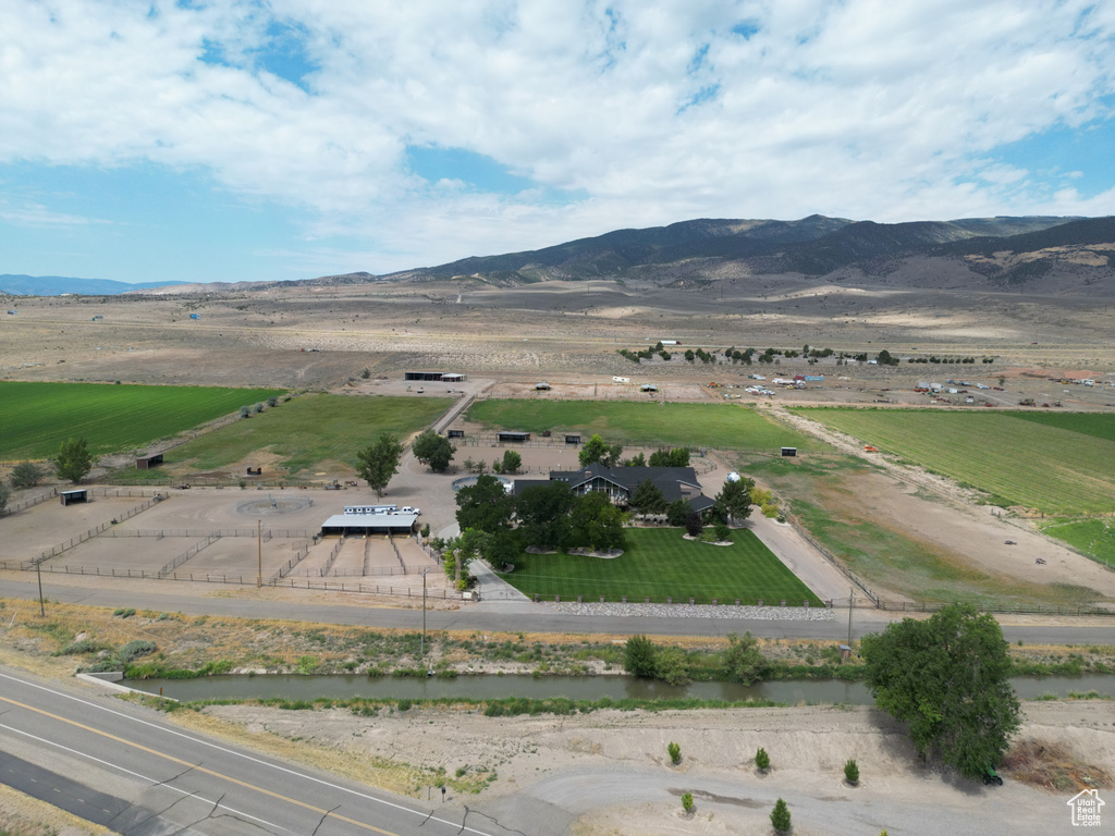 Bird\\\\\\\'s eye view with a rural view and a mountain view