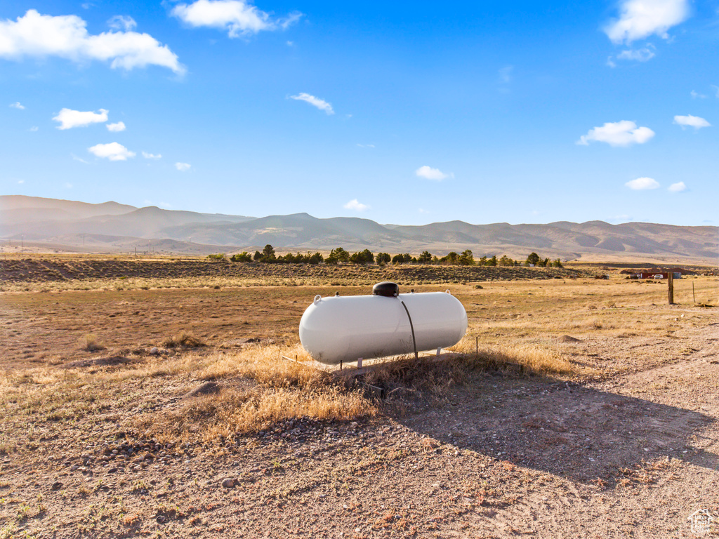 Property view of mountains featuring a rural view