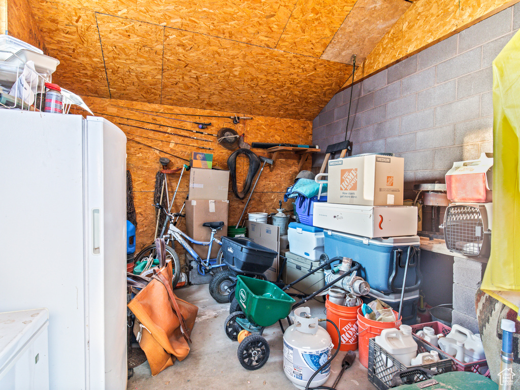 View of storage area