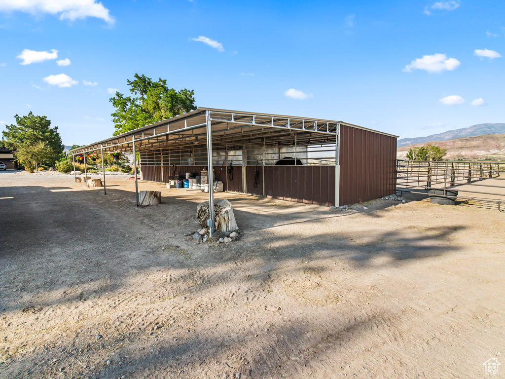 View of outbuilding