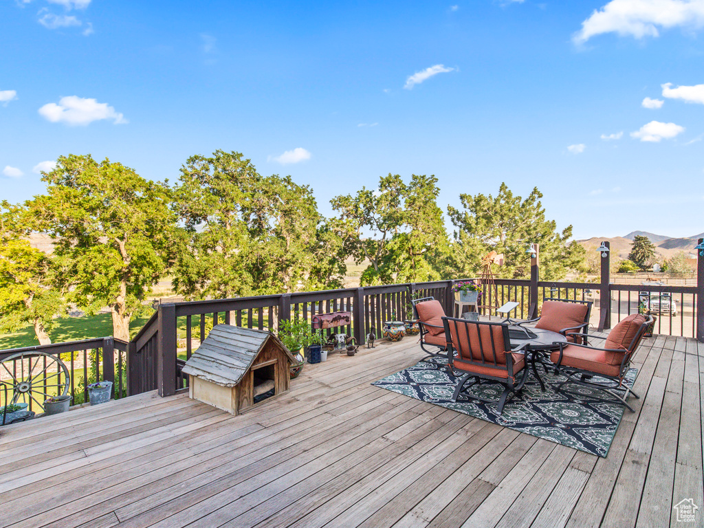 View of deck