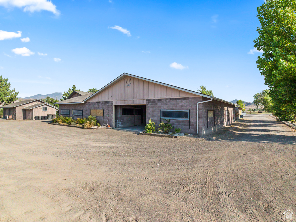 View of outbuilding