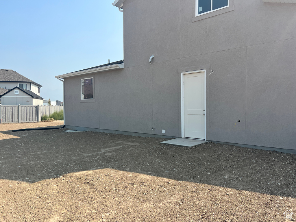 View of rear view of house