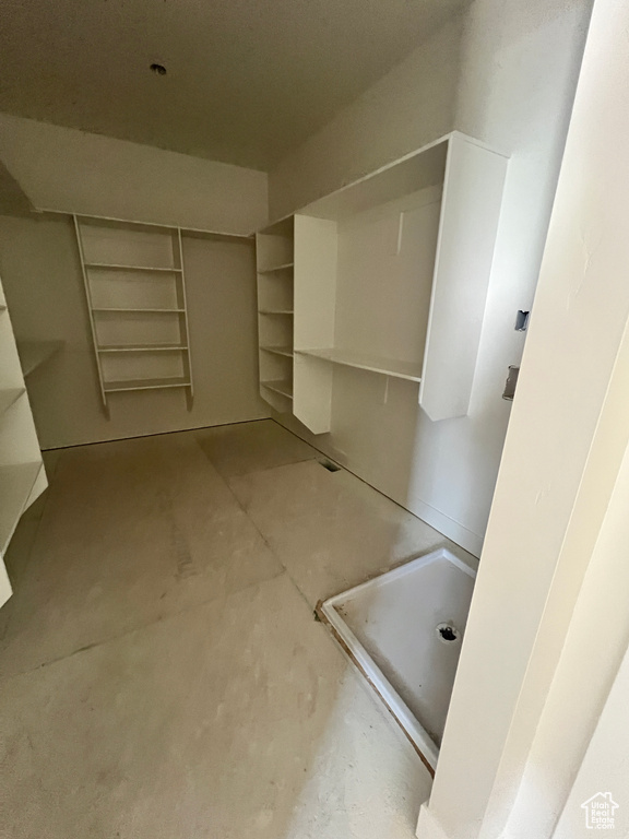 View of spacious closet