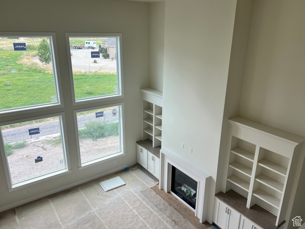 View of unfurnished living room