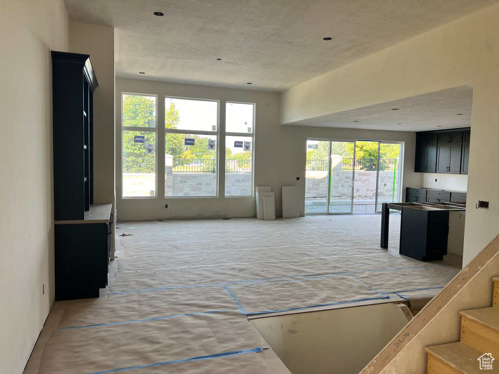 Living room featuring plenty of natural light