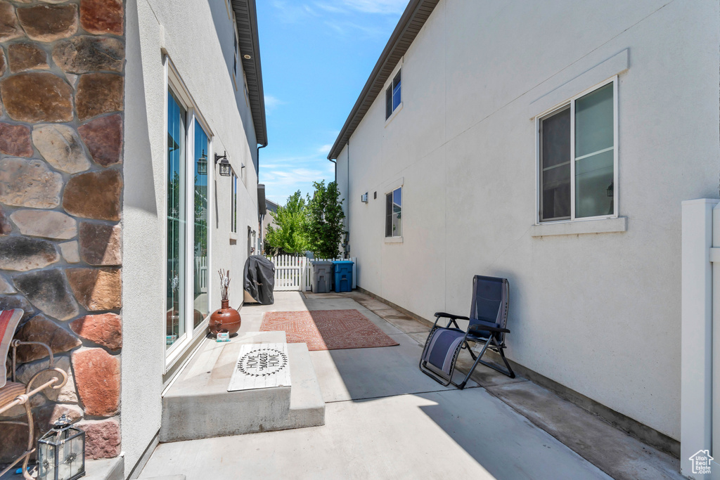 View of patio