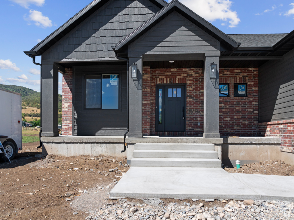 View of entrance to property