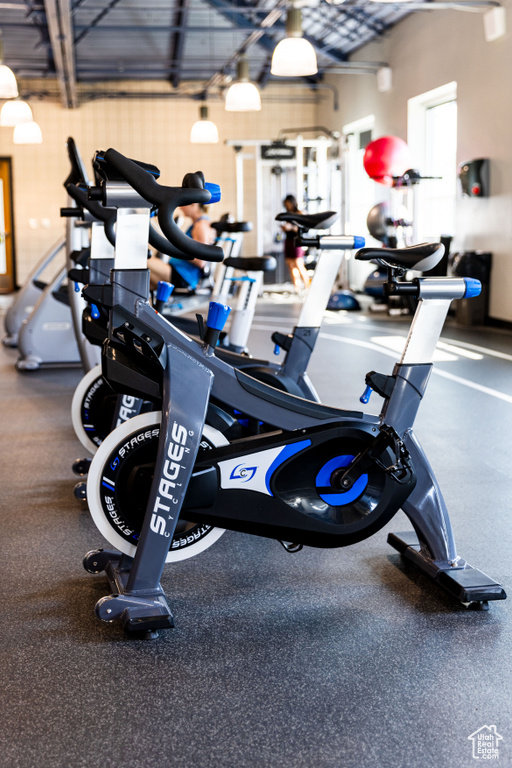 View of exercise room