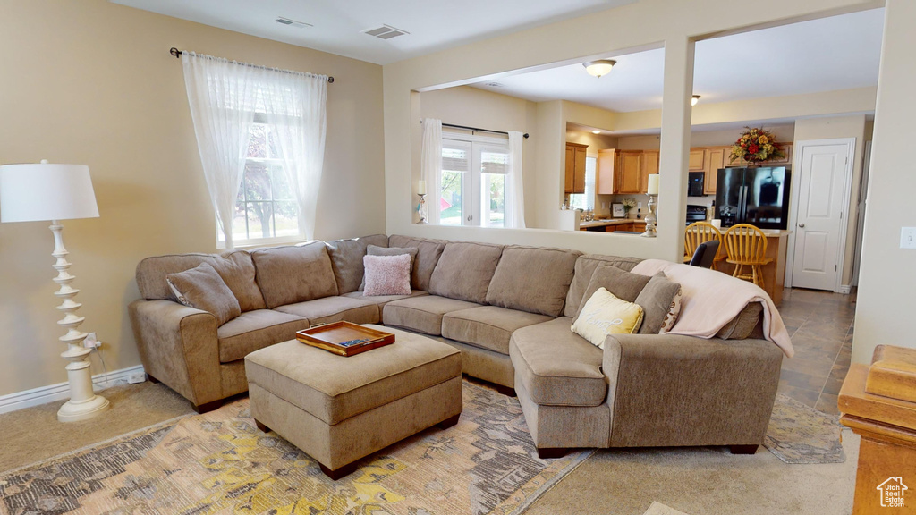 View of living room