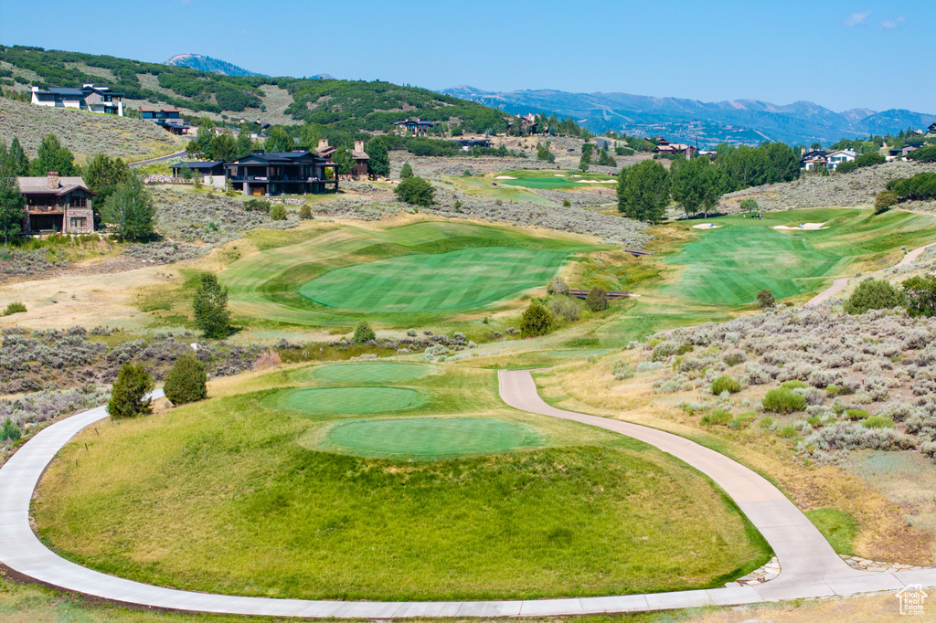 View of property's community with a mountain view