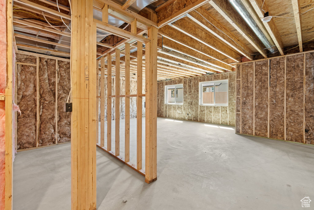 Miscellaneous room featuring concrete flooring